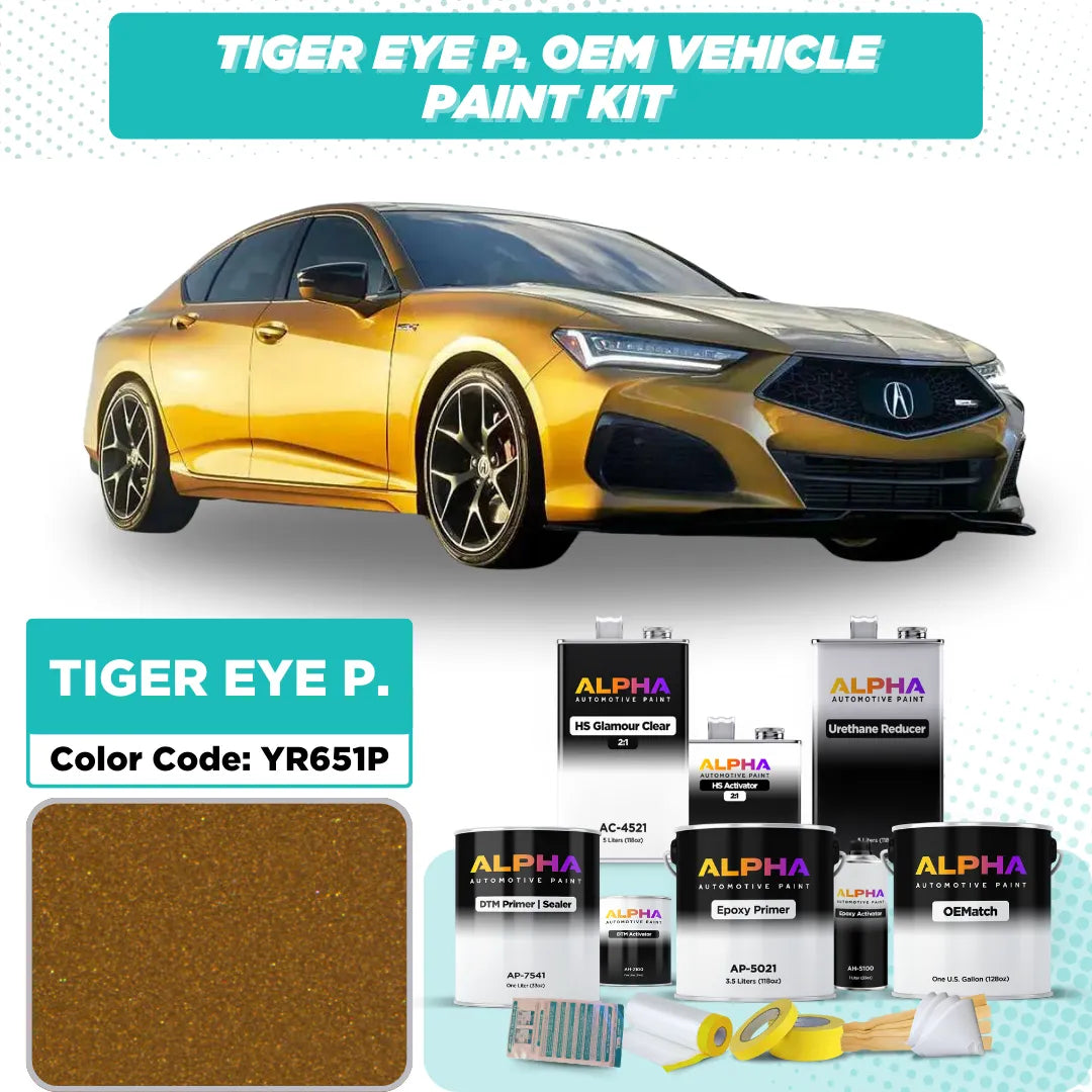 Acura Tiger Eye Pearl YR651P | OEMatch Vehicle Paint Kit