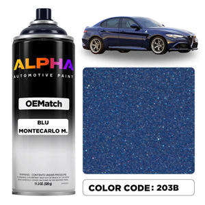 Alfa Romeo Blu Montecarlo Metallic 203B | OEMatch Spray Can