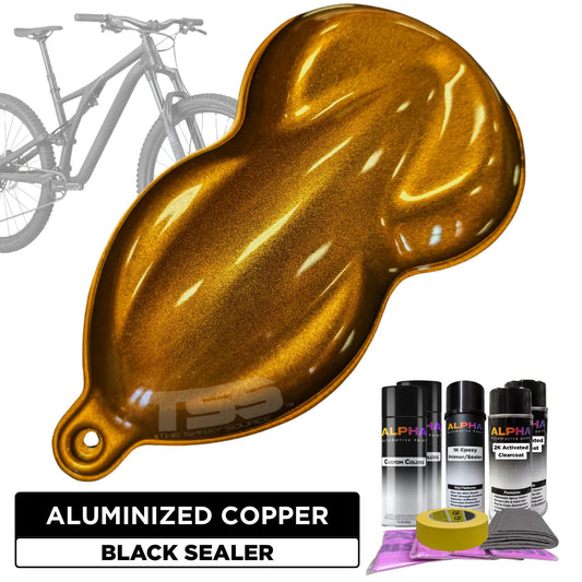 Aluminized Copper Bike Paint Kit