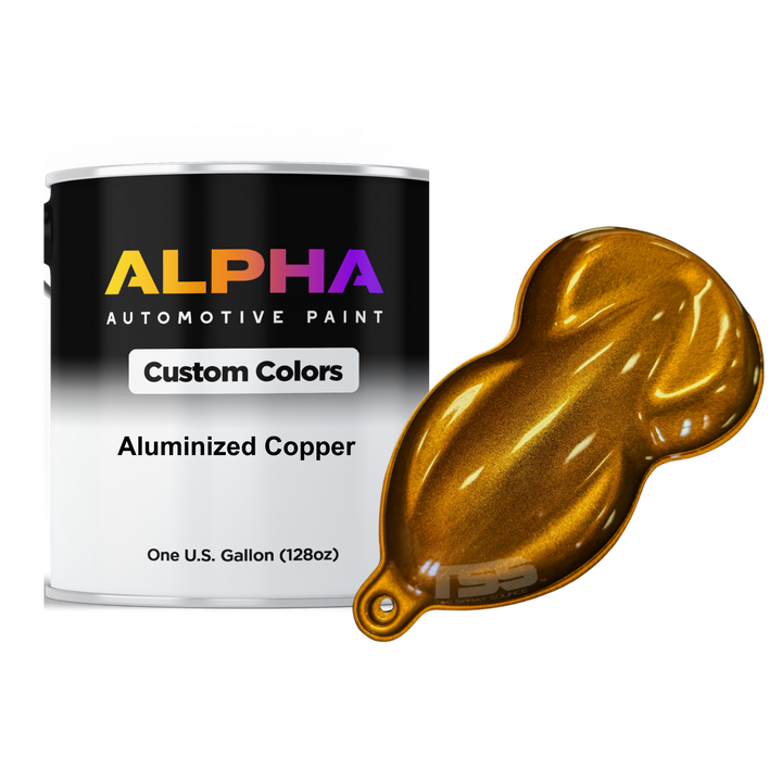 Aluminized Copper Paint Basecoat Midcoat