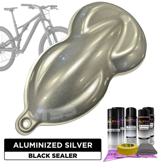 Aluminized Silver Bike Paint Kit