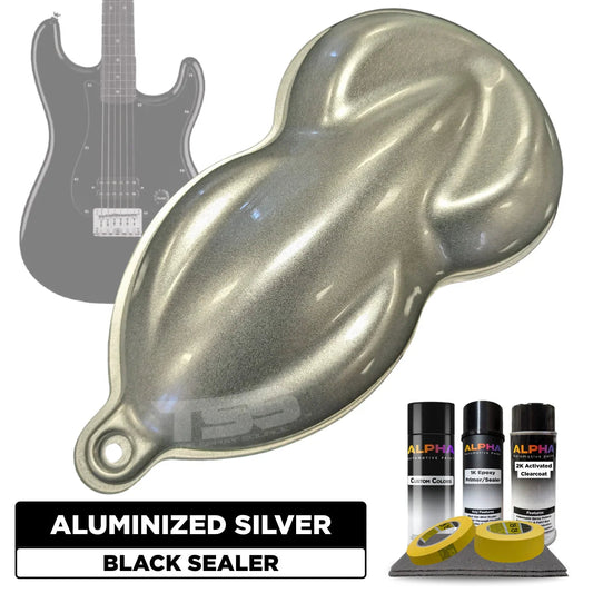 Aluminized Silver Guitar Paint Kit