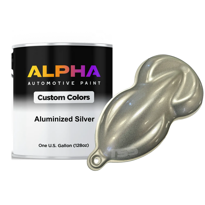 Aluminized Silver Paint Basecoat Midcoat