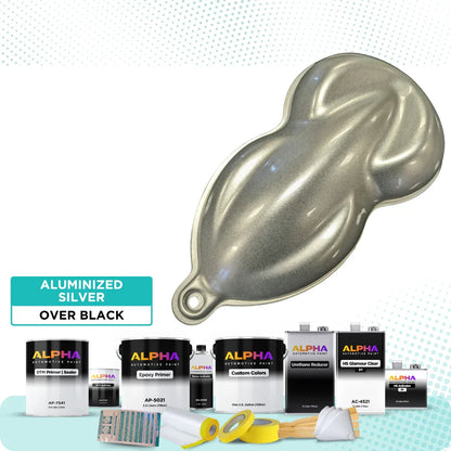 Aluminized Silver Vehicle Paint Kit