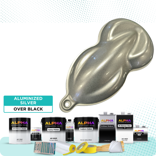 Aluminized Silver Vehicle Paint Kit