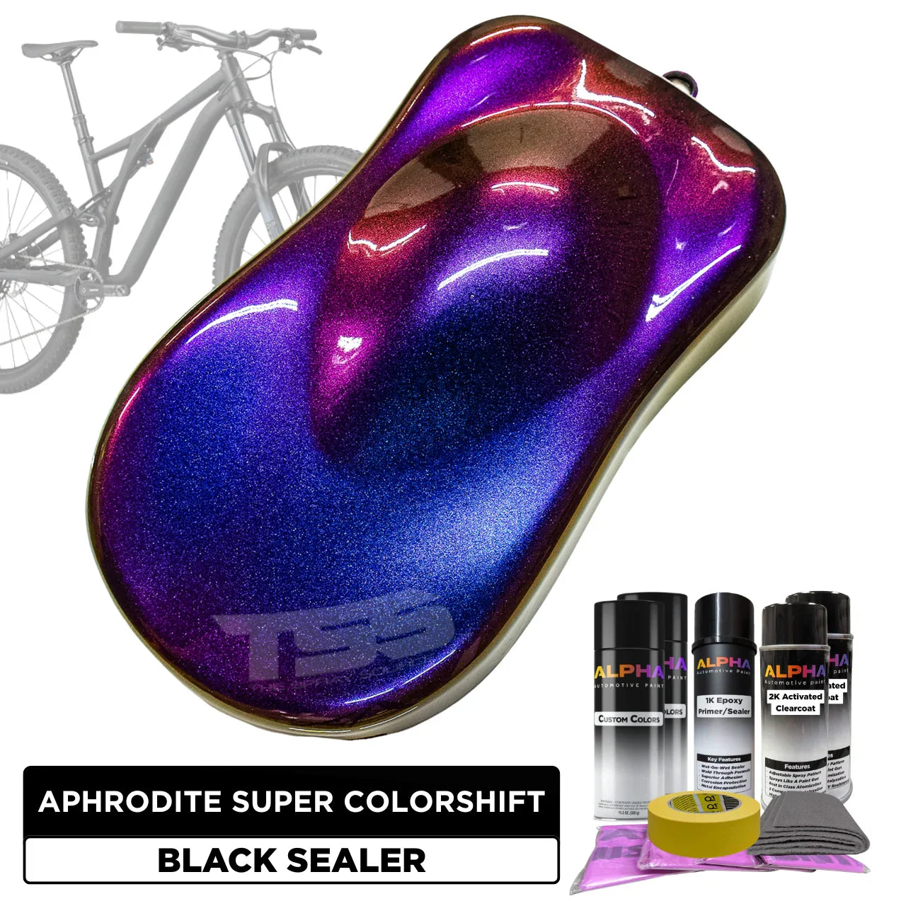 Aphrodite Super Colorshift Bike Paint Kit