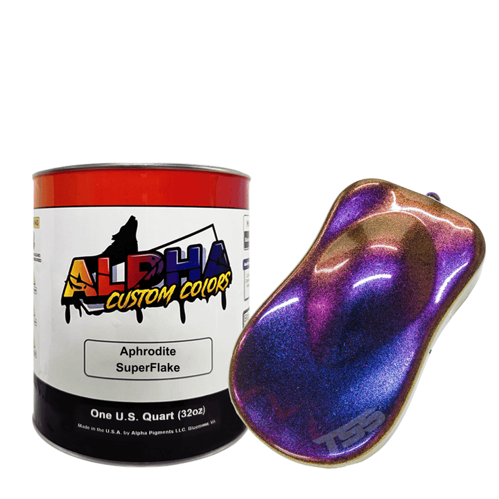 Aphrodite SuperFlake Paint Basecoat Midcoat - The Spray Source - Alpha Pigments