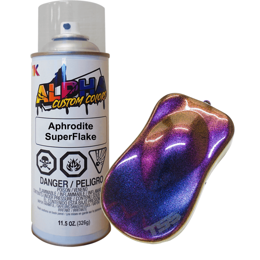 Aphrodite Superflake Pearl Spray Can Midcoat - The Spray Source - Alpha Pigments