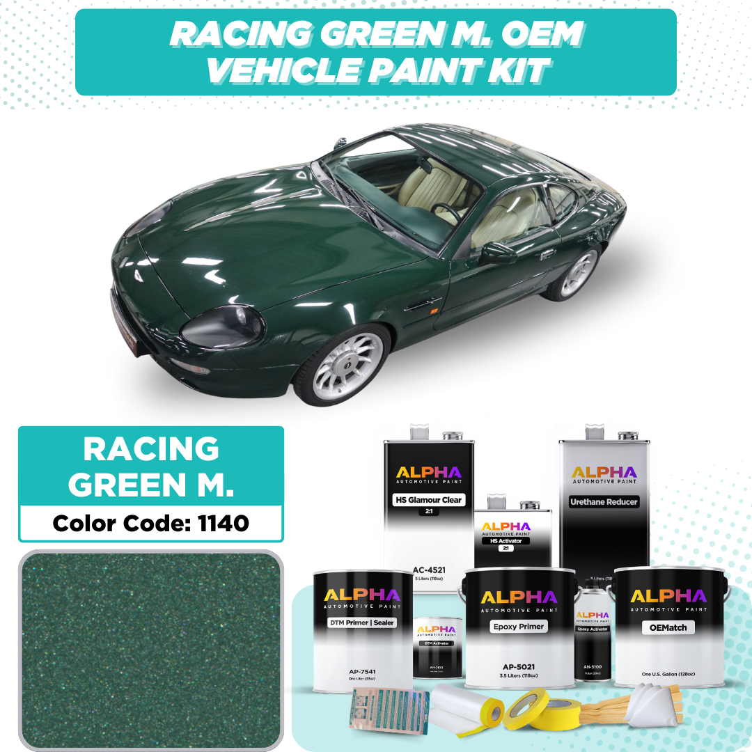 Aston Martin British Racing Green Metallic 1140 | OEMatch Vehicle Paint Kit