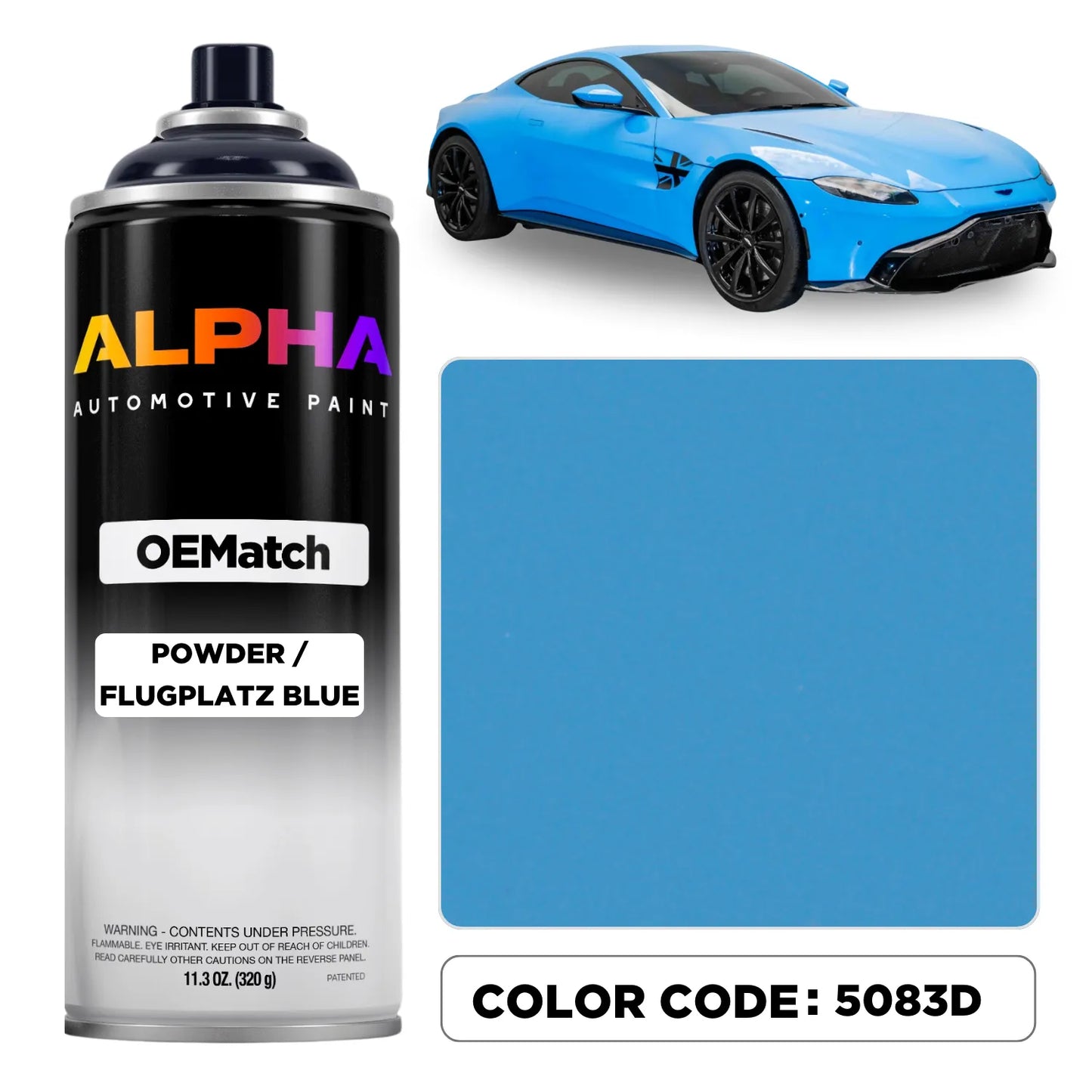 Aston Martin Powder / Flugplatz Blue 5083D | OEMatch Spray Can