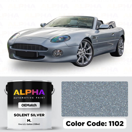 Aston Martin Solent Silver Metallic 1102 | OEMatch Basecoat