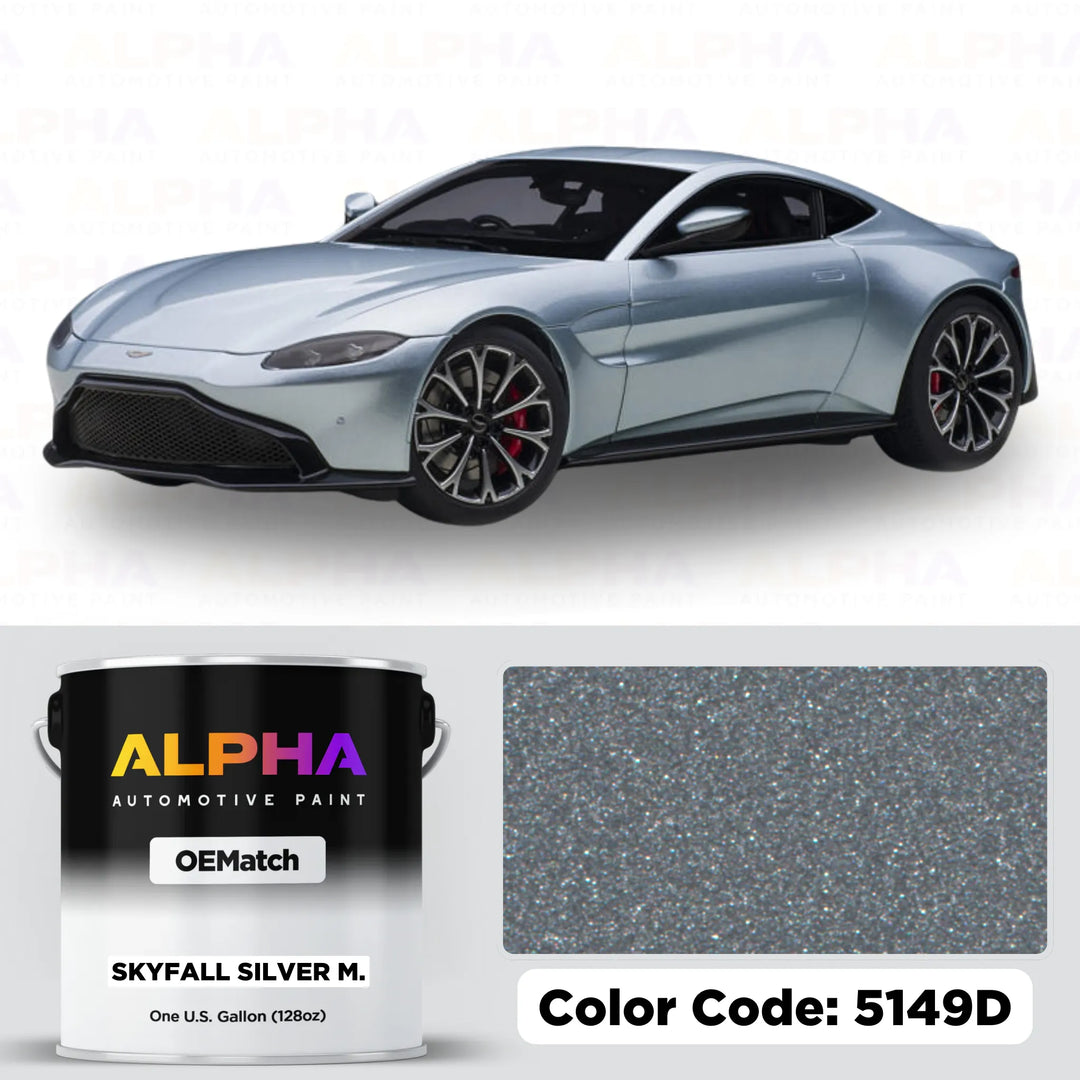 Aston Martin Skyfall Silver Metallic 5149D | OEMatch Basecoat