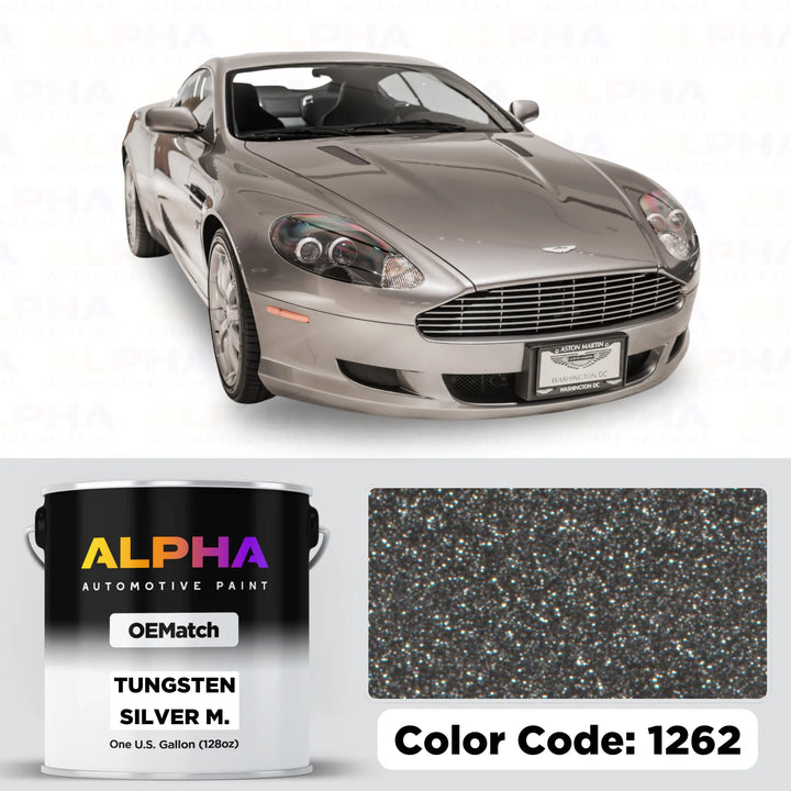 Aston Martin Tungsten Silver 1262 | OEMatch Basecoat