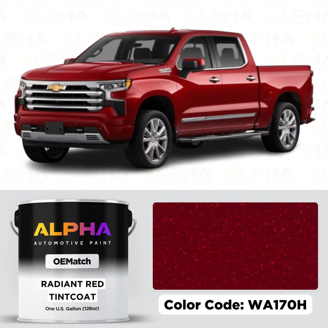 GEN. MOTORS USA RADIANT RED M. TINTCOAT  WA170H | OEMatch Basecoat