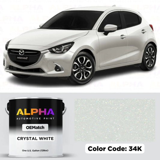 MAZDA CRYSTAL WHITE P. M. 34K | OEMatch Basecoat