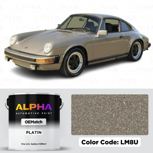 PORSCHE PLATIN M. LM8U / M8U | OEMatch Basecoat
