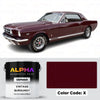 FORD USA VINTAGE BURGUNDY M. X / M1632 | OEMatch Basecoat