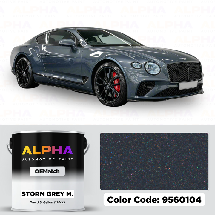 Bentley Storm Grey Metallic 9560104 | OEMatch Basecoat