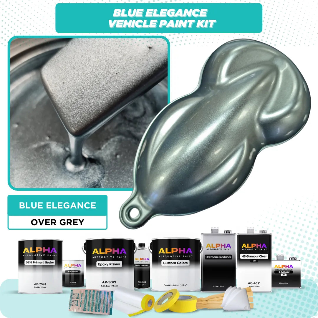 Blue Elegance Vehicle Paint Kit