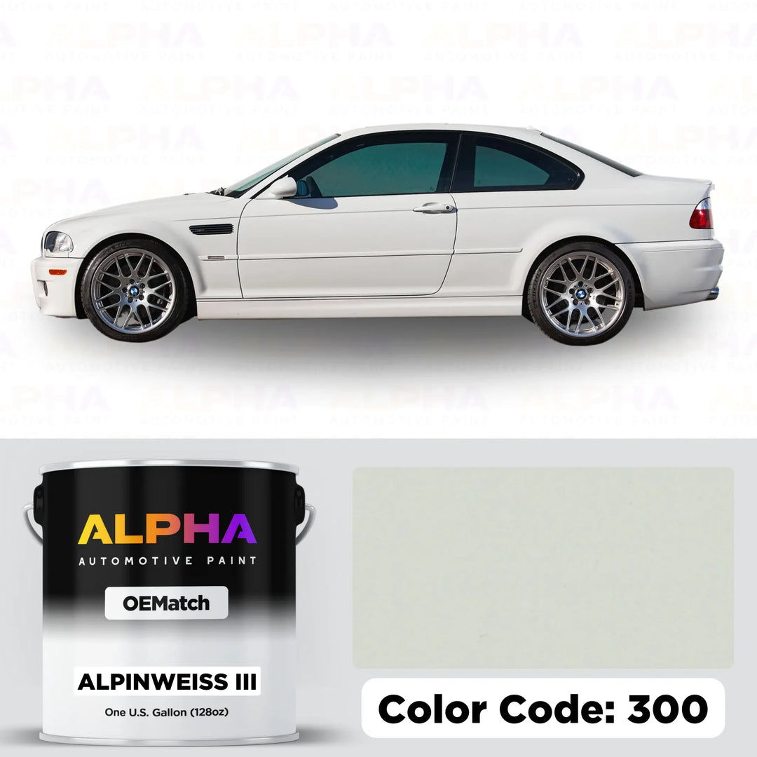 BMW Alpine White 300 | OEMatch Basecoat