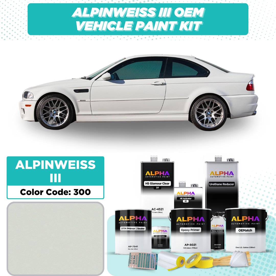 BMW Alpine White 300 | OEMatch Vehicle Paint Kit