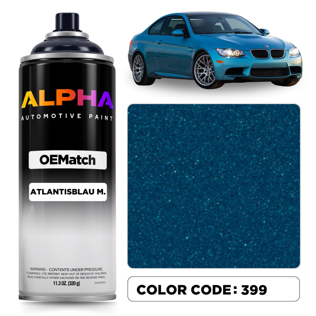 BMW Atlantis Blue 399 | OEMatch Spray Can