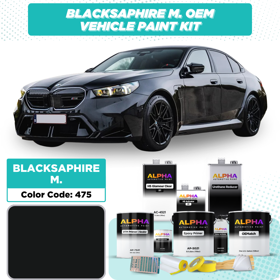 BMW Black Sapphire Metallic 475 | OEMatch Vehicle Paint Kit