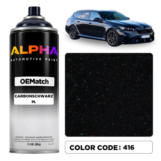 BMW Carbon Black Metallic 416 | OEMatch Spray Can