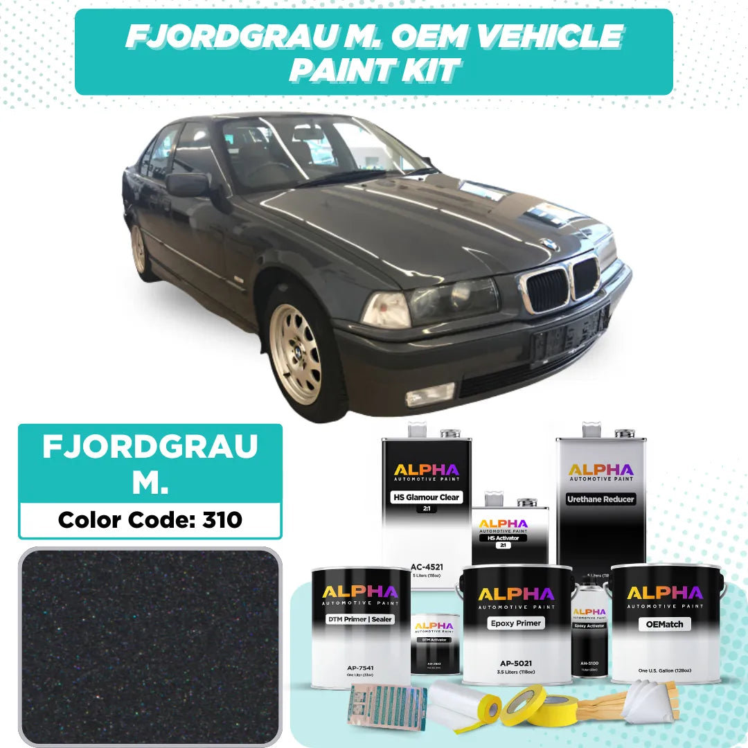 BMW Fjord Gray M. 310 | OEMatch Vehicle Paint Kit