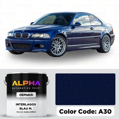 BMW INTERLAGOS BLAU M. A30 | OEMatch Basecoat