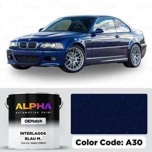 BMW INTERLAGOS BLAU M. A30 | OEMatch Basecoat