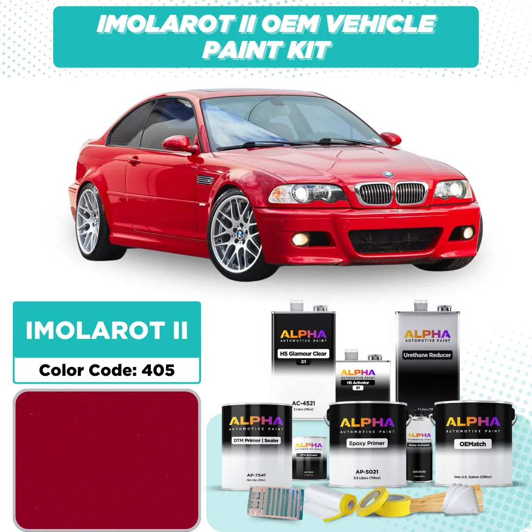 BMW Imola Red 405 | OEMatch Vehicle Paint Kit