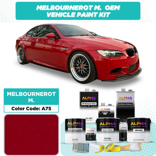 BMW Melbourne Red Metallic A75 | OEMatch Vehicle Paint Kit