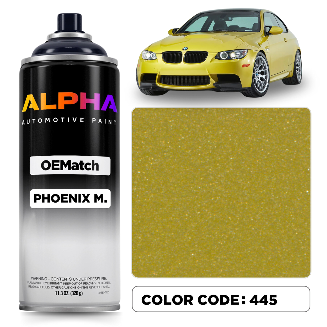 BMW Phoenix Yellow 445 | OEMatch Spray Can