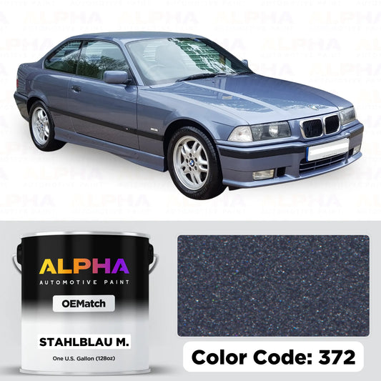 BMW Stahlblau Metallic 372 | OEMatch Basecoat