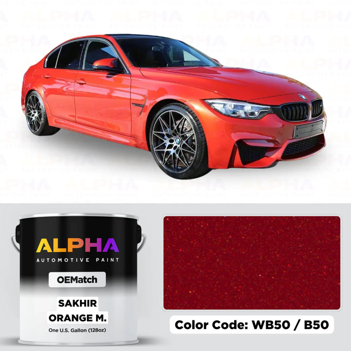 BMW Sakhir Orange Metallic WB50 | OEMatch Basecoat