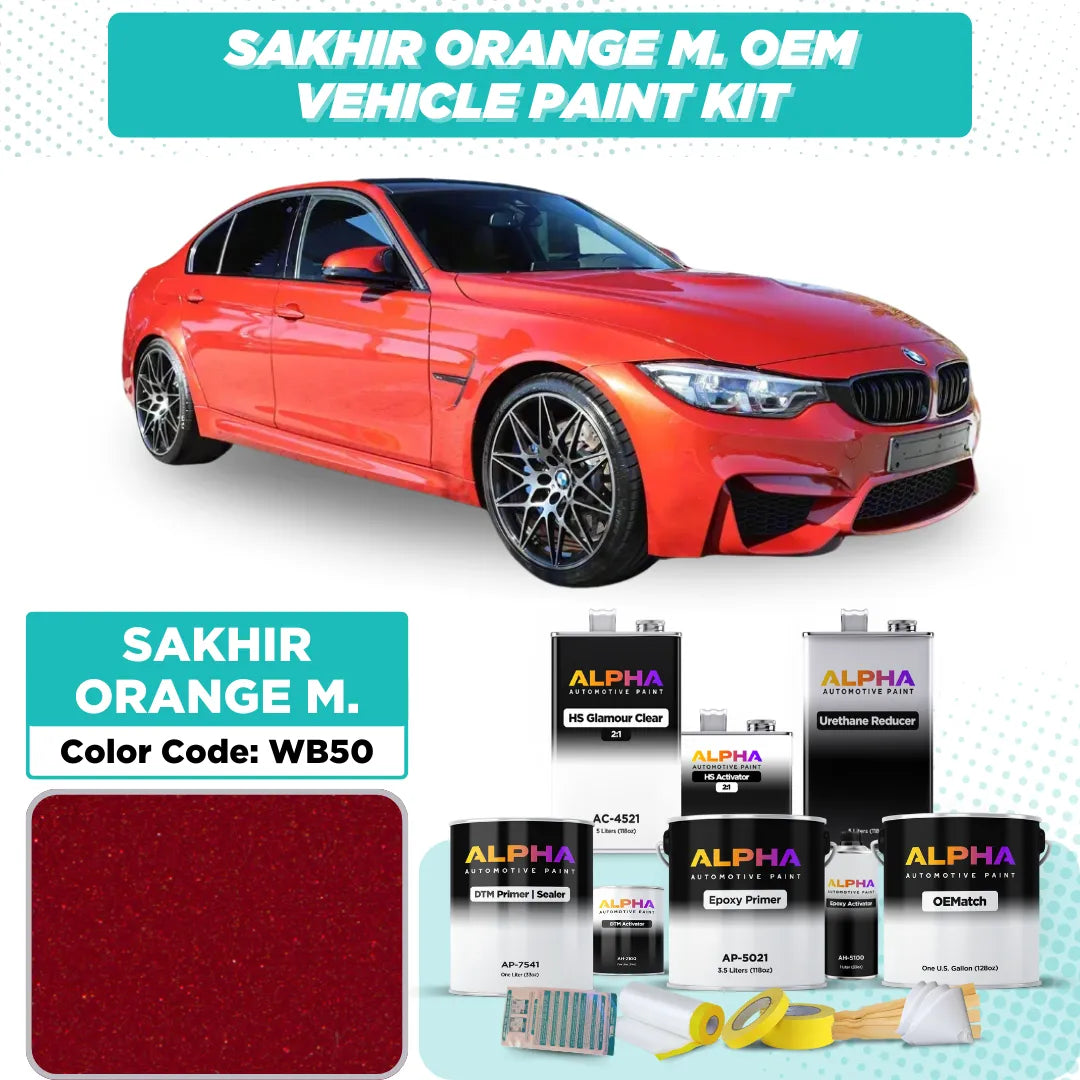 BMW Sakhir Orange Metallic WB50 | OEMatch Vehicle Paint Kit