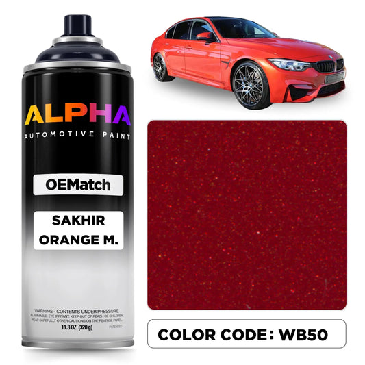 BMW Sakhir Orange Metallic WB50 | OEMatch Spray Can