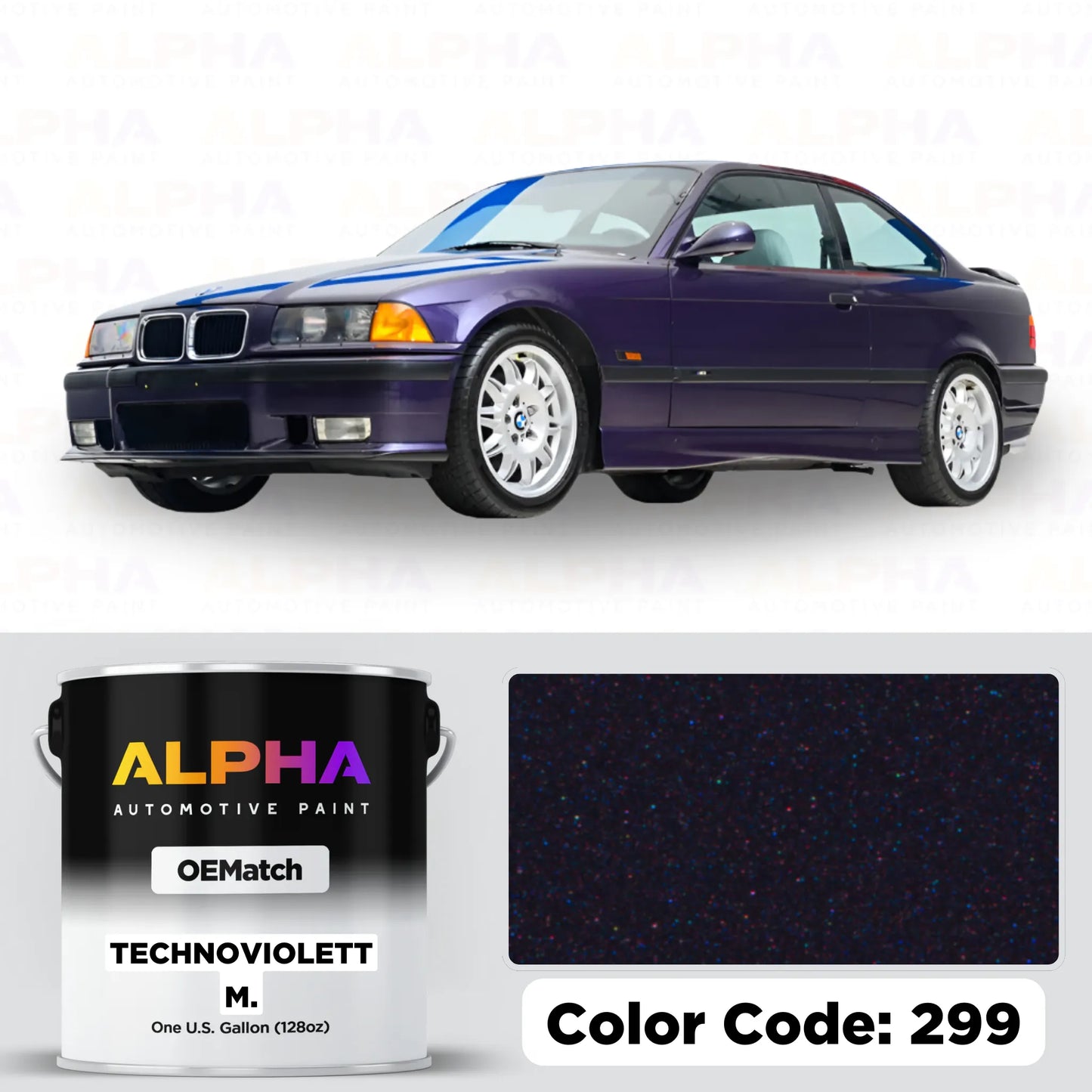 BMW Techno Violet Metallic 299 | OEMatch Basecoat