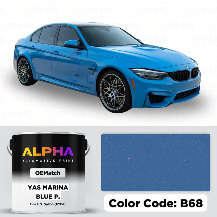 BMW Yas Marina Blue Pearl B68 | OEMatch Basecoat