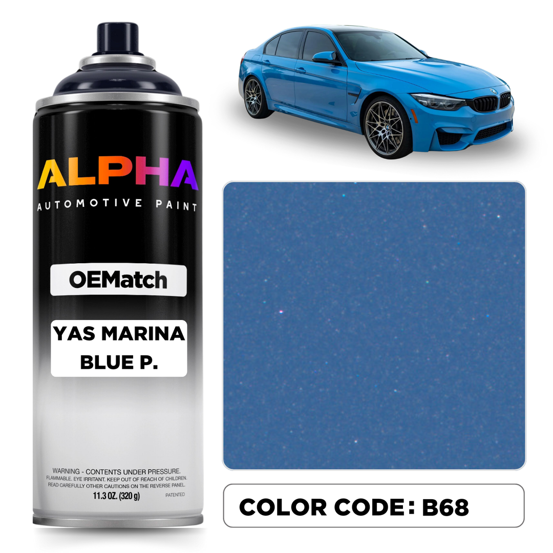 BMW Yas Marina Blue B68 | OEMatch Spray Can