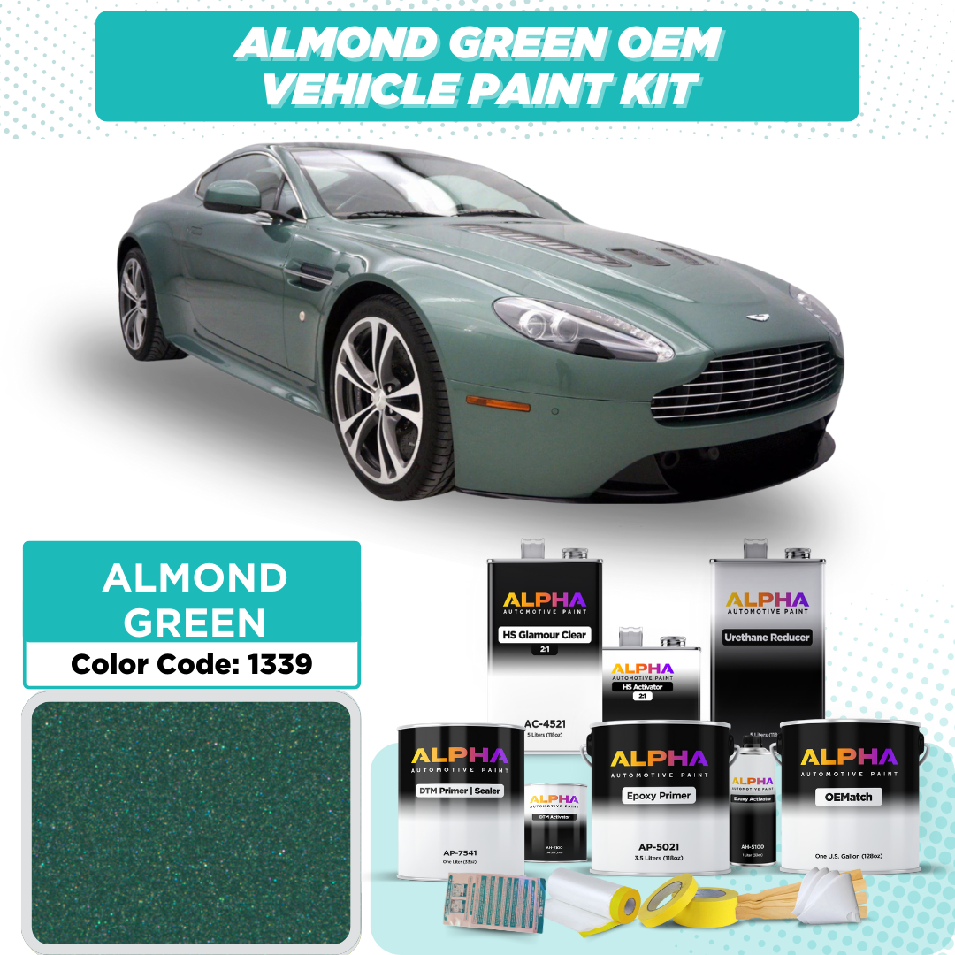 AST ALMOND GREEN P. 1339 | OEMatch Vehicle Paint Kit