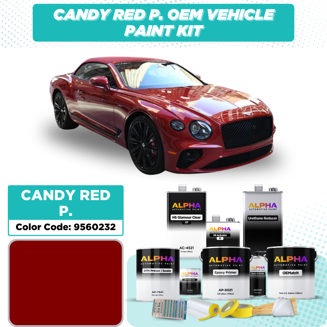 Bentley Candy Red Pearl 9560232 | OEMatch Vehicle Paint Kit