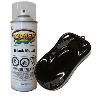 Black Metal Candy Pearl Basecoat Spray Can - The Spray Source - Tamco Paint