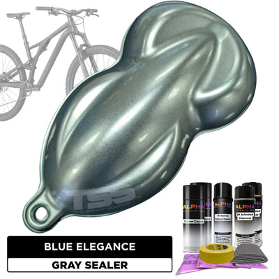 Blue Elegance Bike Paint Kit