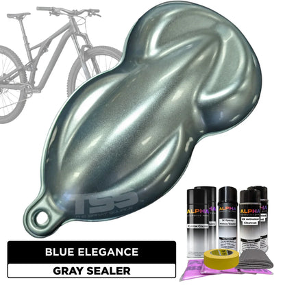 Blue Elegance Bike Paint Kit