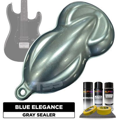 Blue Elegance Guitar Paint Kit