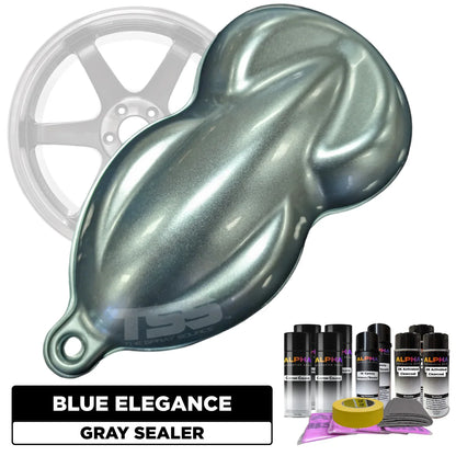 Blue Elegance Wheel Paint Kit