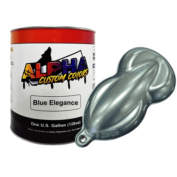 Blue Elegance Paint Basecoat - The Spray Source - Alpha Pigments