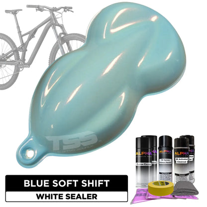 Blue Soft Shift Bike Paint Kit